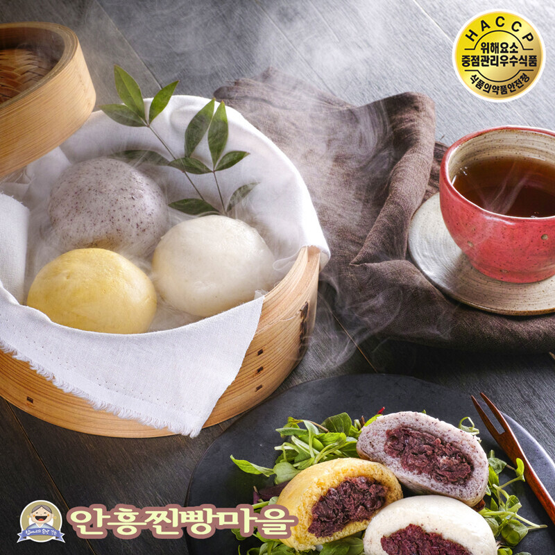 강원더몰,[6월 특가세일][안흥찐빵마을]안흥쌀찐빵 혼합